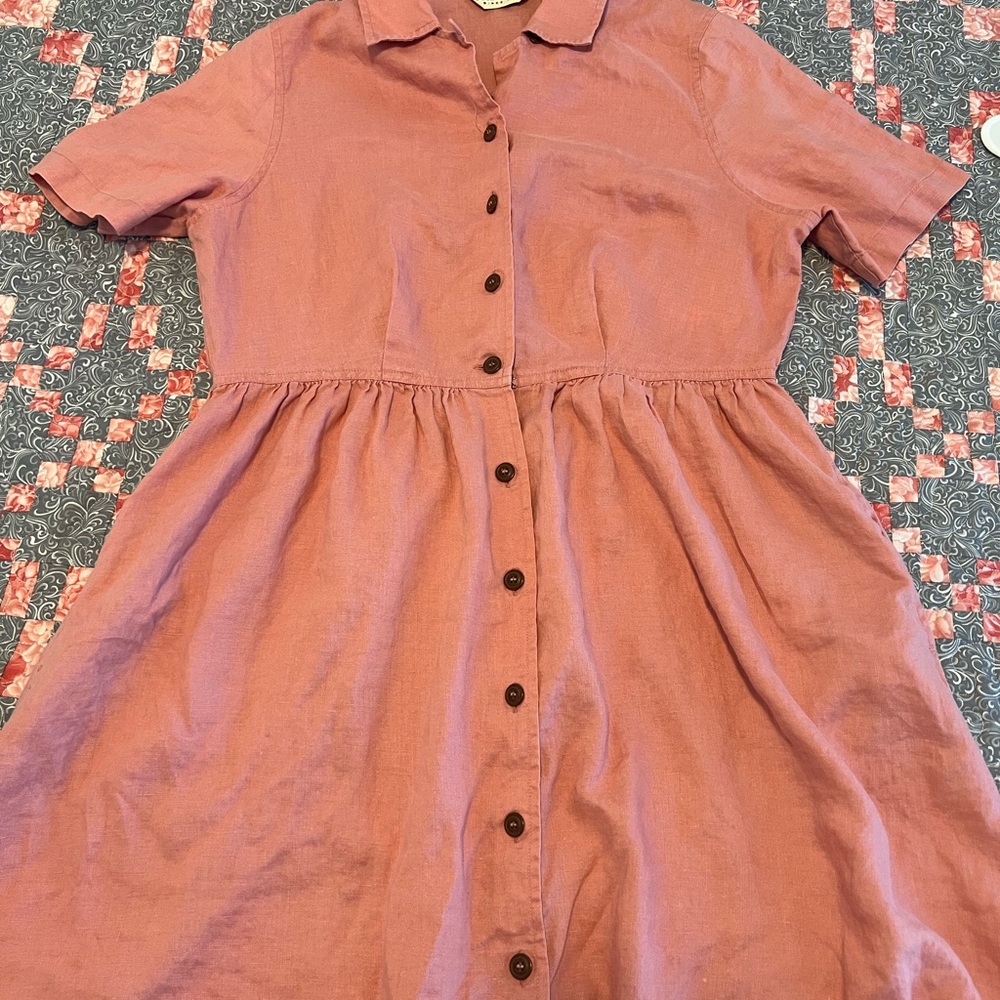 Eddie Bauer Vintage Linen Dress